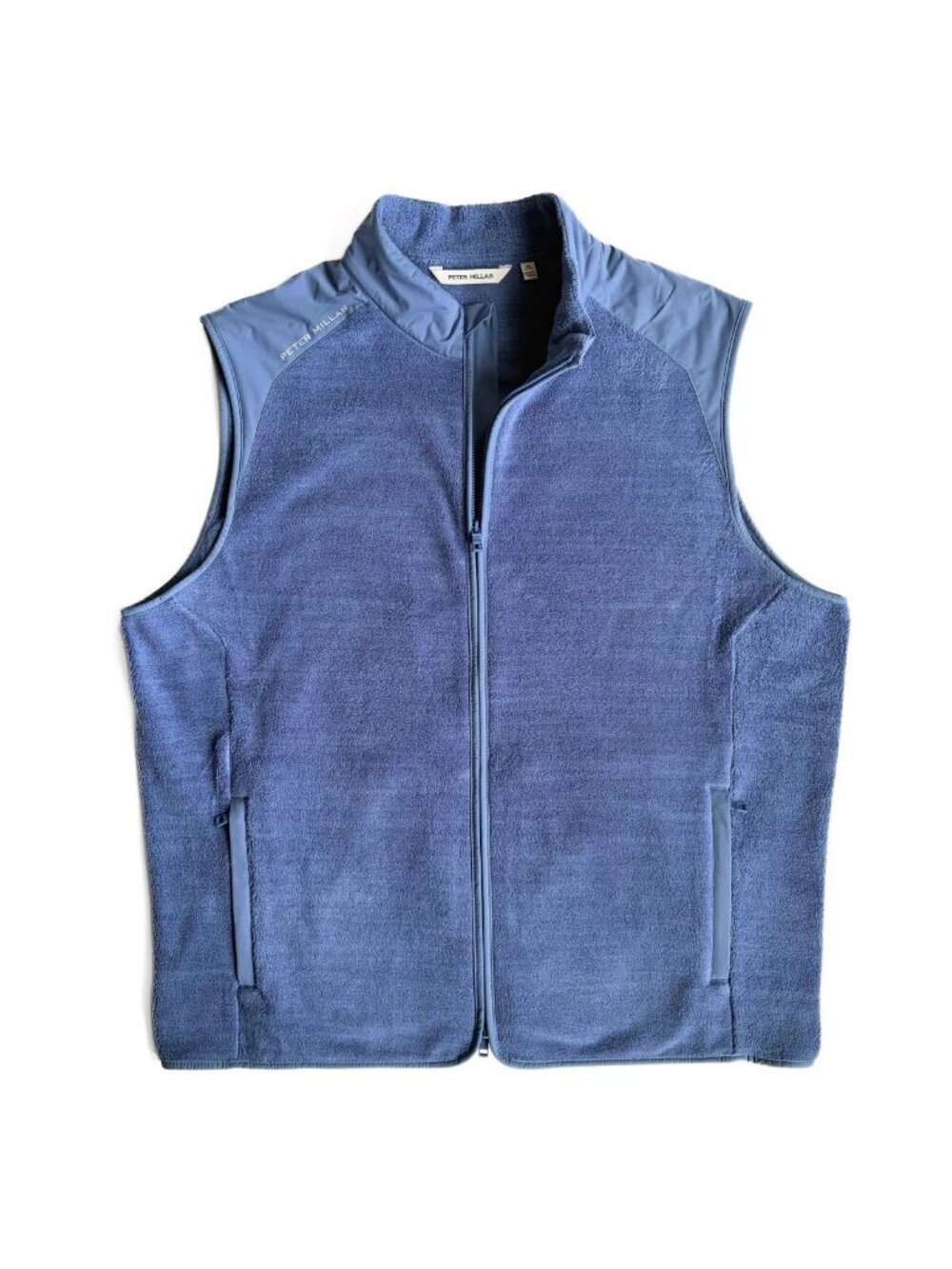 Peter Millar Crown Sport Fade Vest Fleece Golf Extra Large XL Astro Blue $225